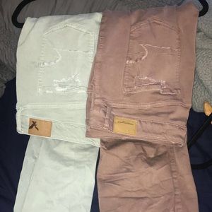 American Eagle ripped jeans